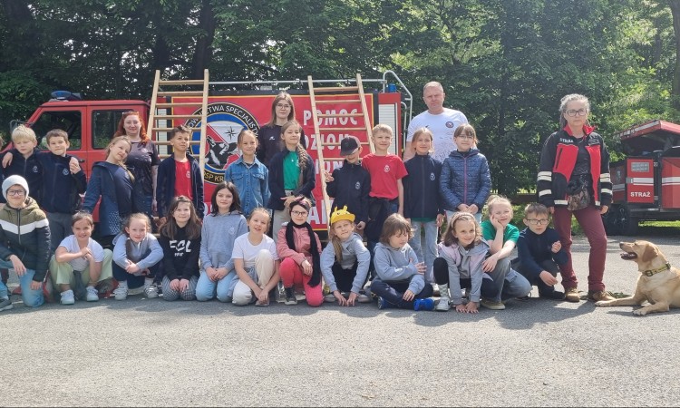 Zajęcia klasy 2a z OSP GRS